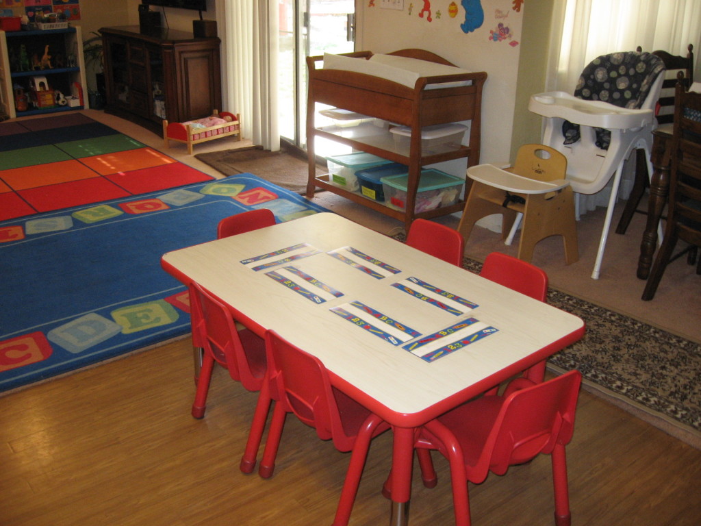 Daycare Activity Table